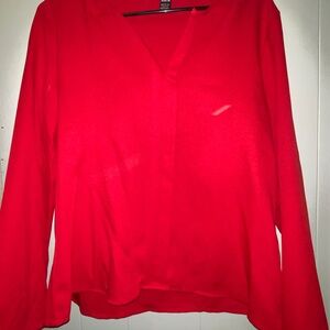 SHEIN Vibrant Red Blouse